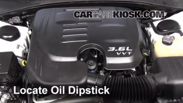2013 Dodge Charger SE 3.6L V6 FlexFuel Huile Vérifier le niveau de l'huile